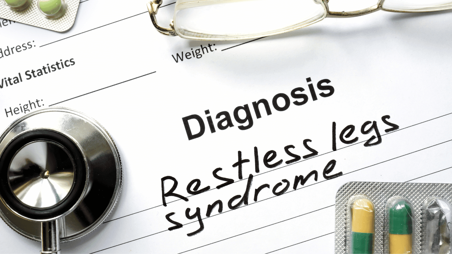 Paper with diagnosis of restless legs syndrome