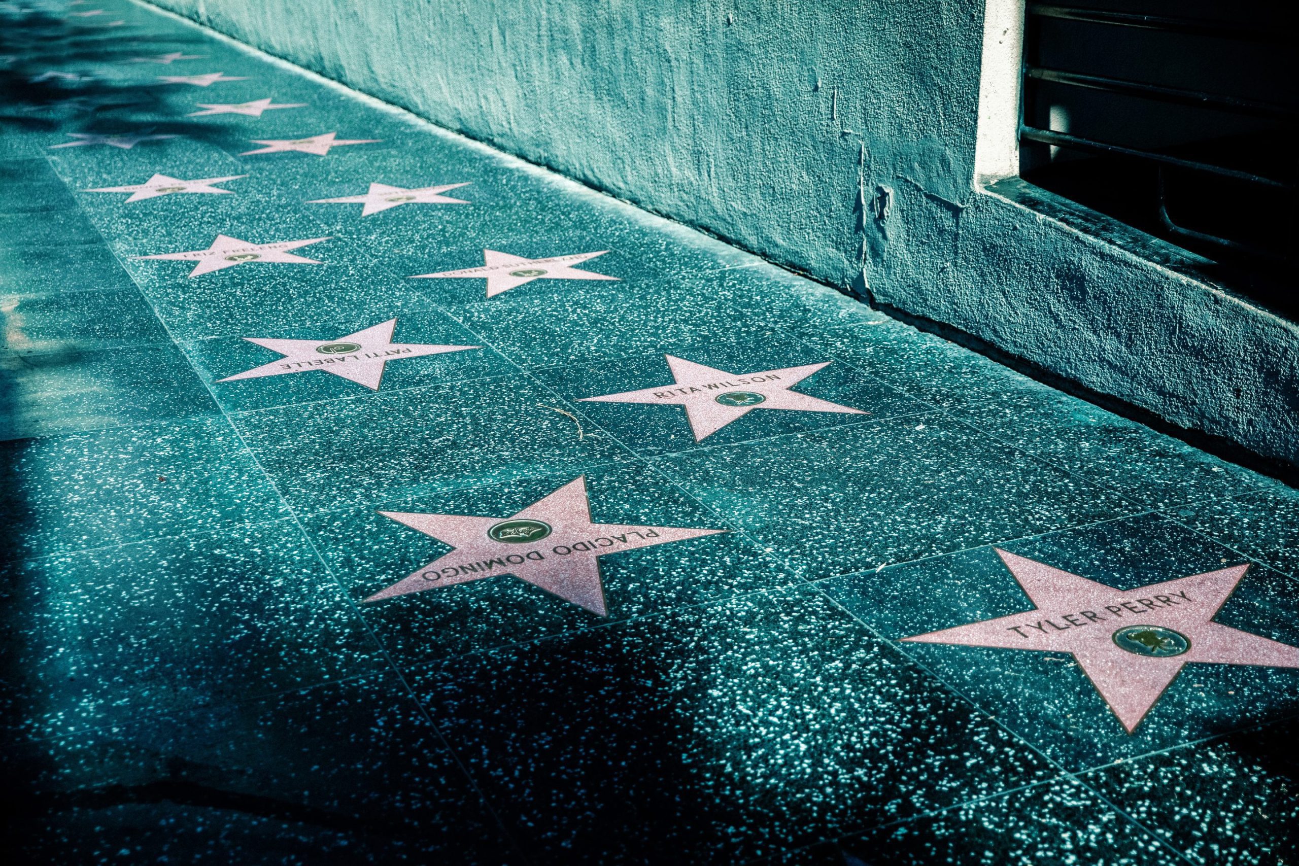 The Hollywood Walk of Fame, representing the use of Ozempic in Hollywood by celebrities