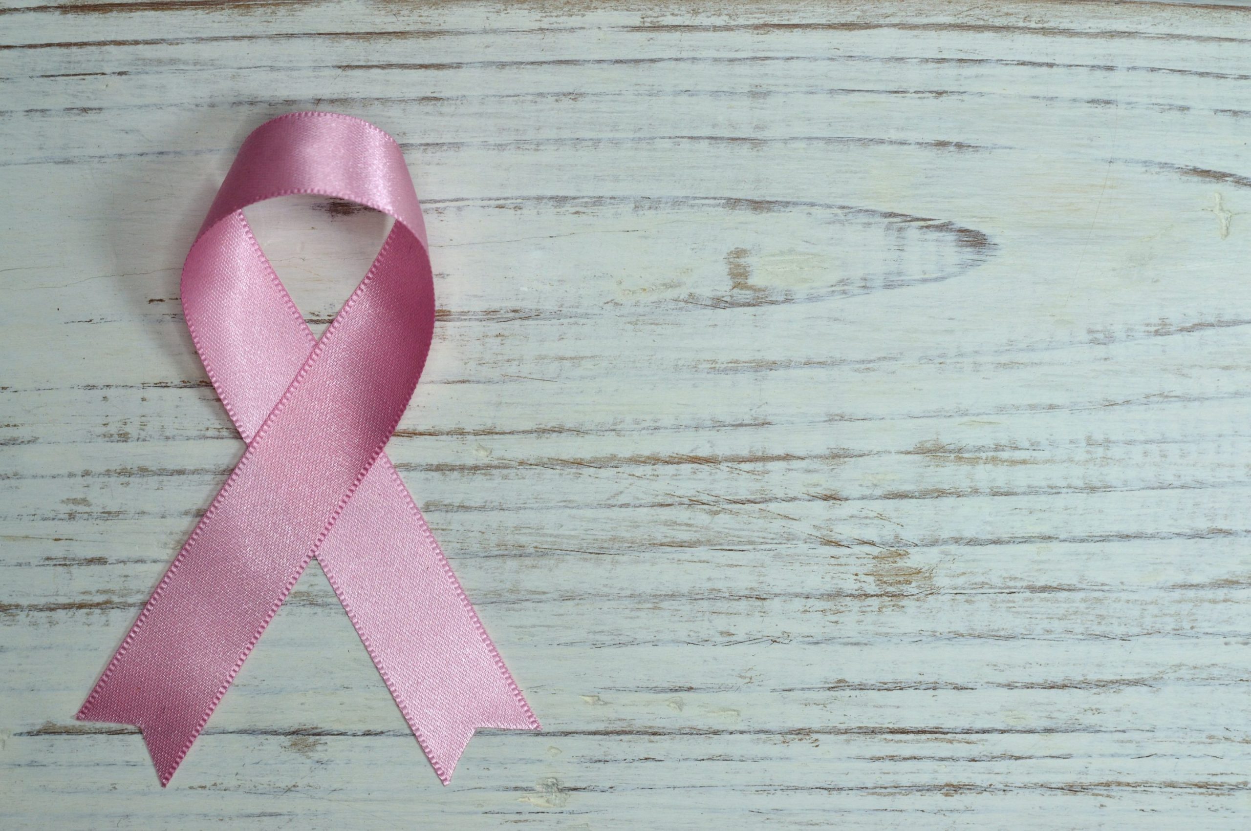 Pink breast cancer ribbon